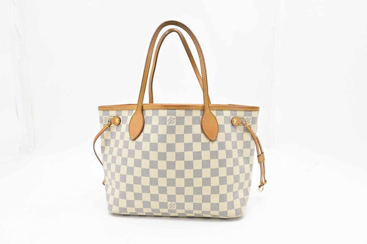 Louis Vuitton Neverfull PM in Damier Azur Canvas