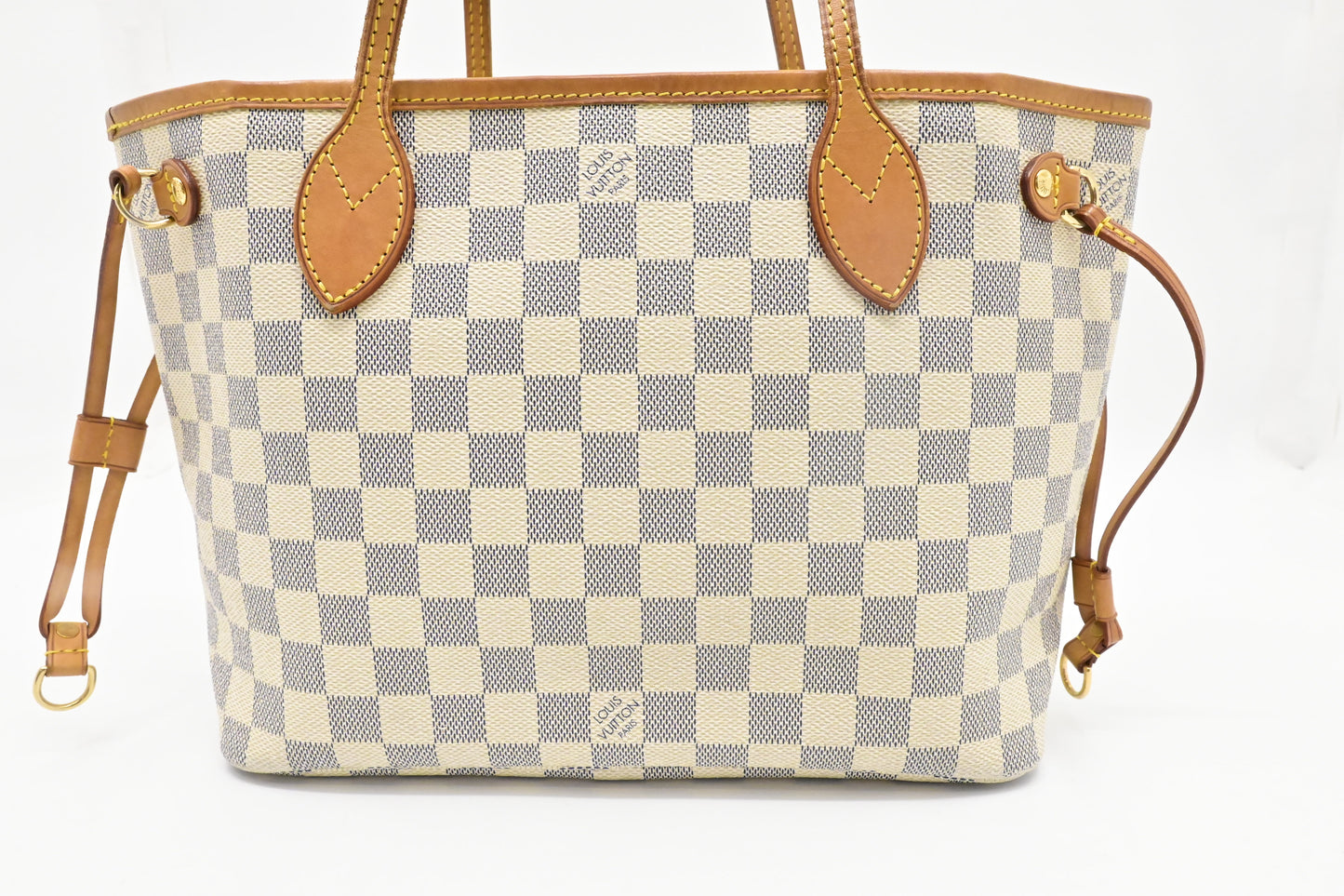 Louis Vuitton Neverfull PM in Damier Azur Canvas