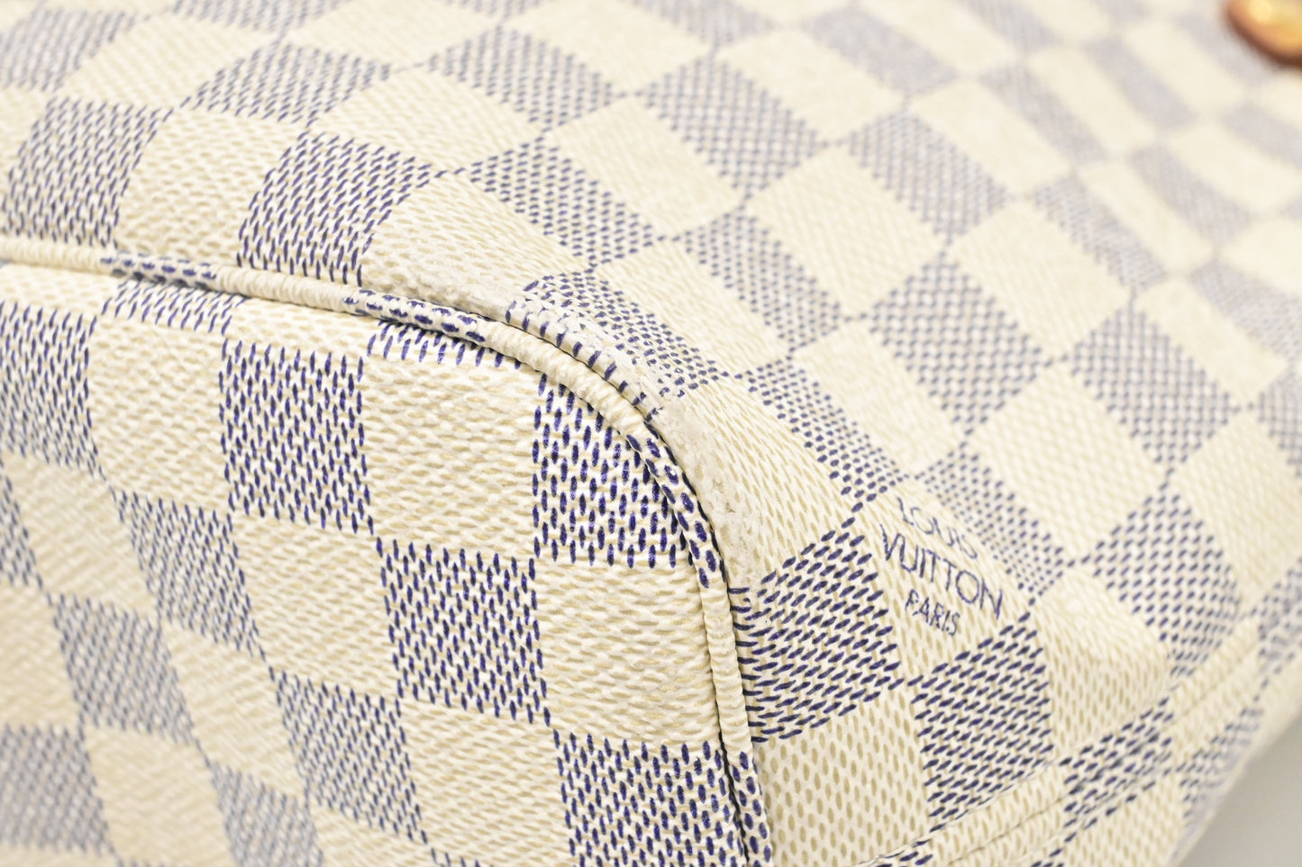 Louis Vuitton Neverfull PM in Damier Azur Canvas