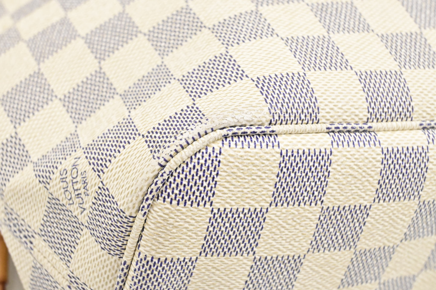 Louis Vuitton Neverfull PM in Damier Azur Canvas