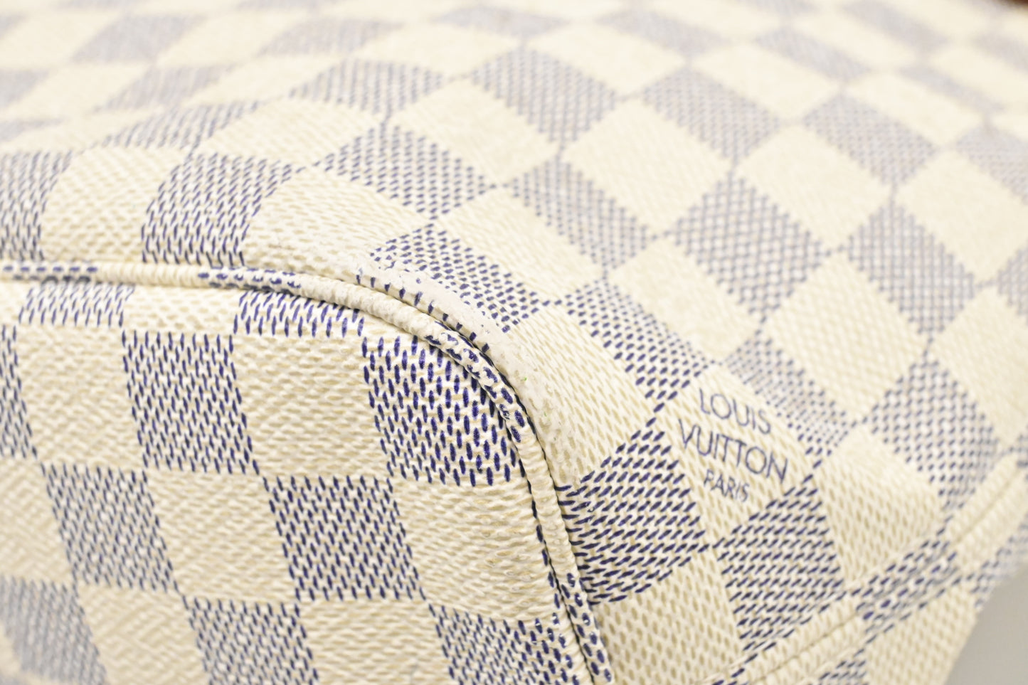 Louis Vuitton Neverfull PM in Damier Azur Canvas