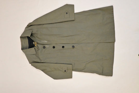 Burberry Green-Gray Trench Coat