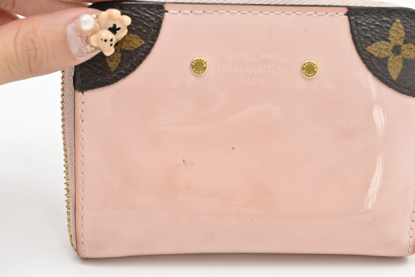 Louis Vuitton Coin Case in Pink Vernis Leather