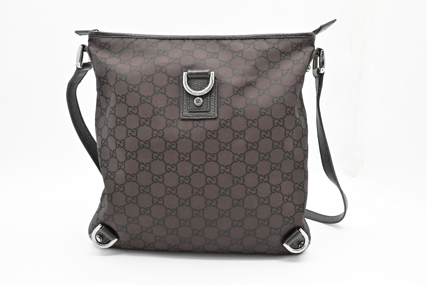 Gucci Abbey D-Ring Crossbody in Brown GG Canvas