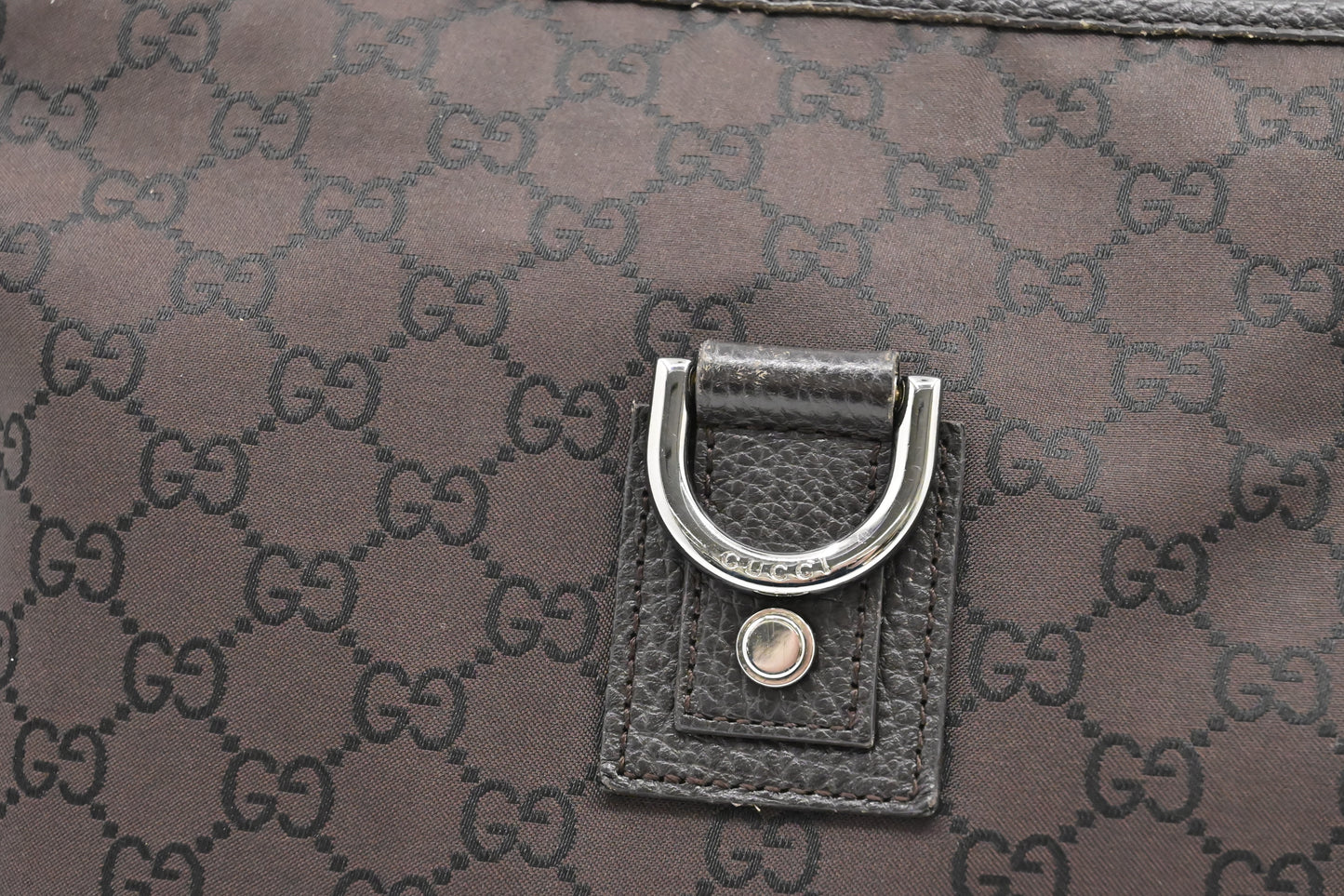 Gucci Abbey D-Ring Crossbody in Brown GG Canvas