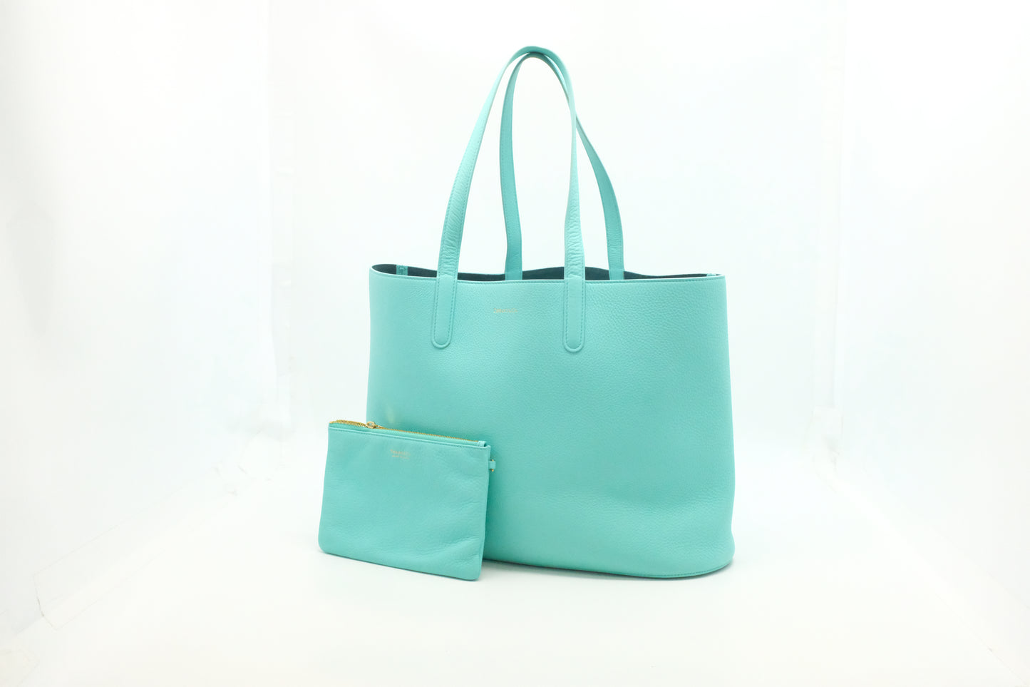 Tiffany & Co. Tote in Tiffany Blue Leather