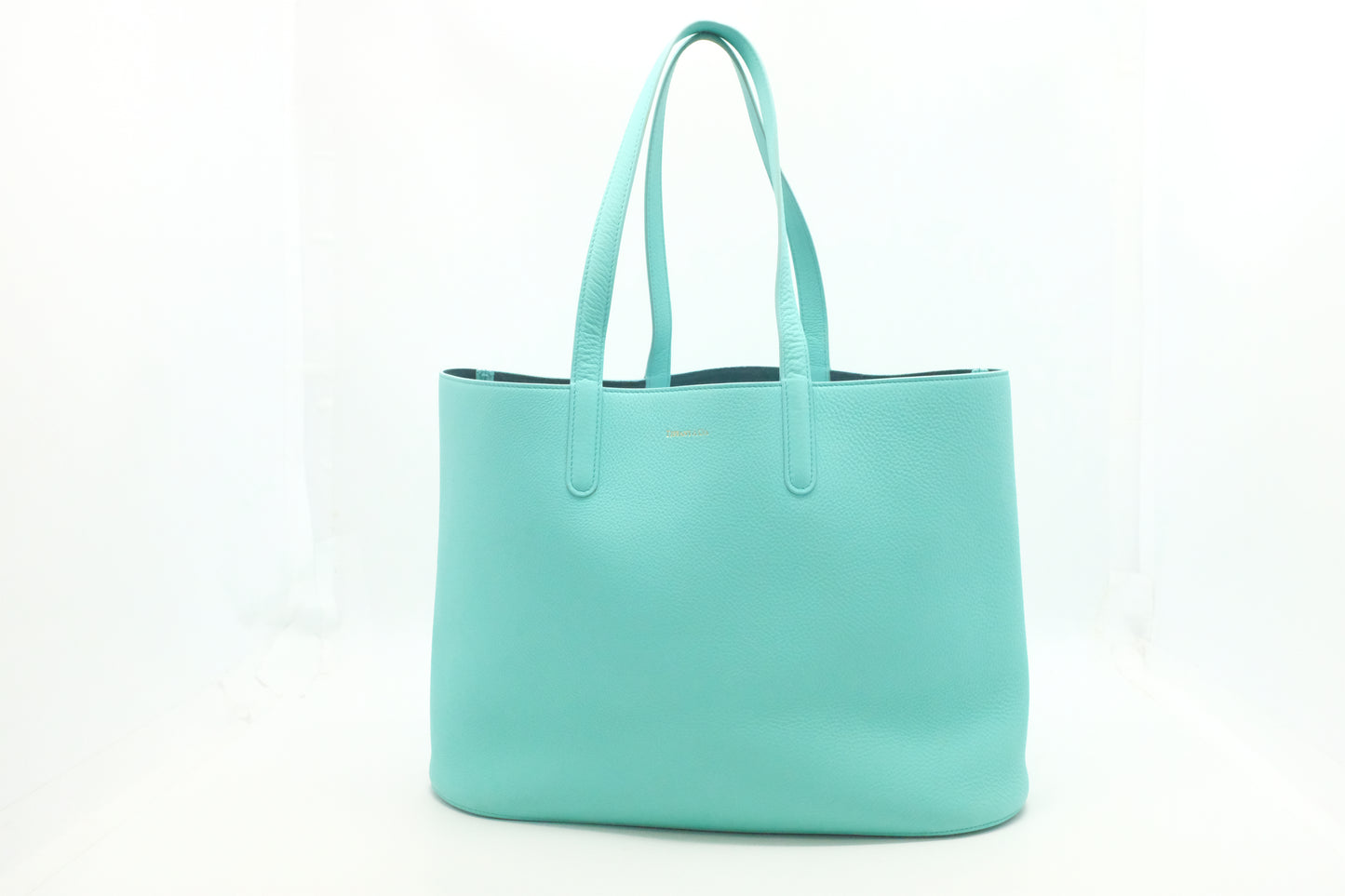 Tiffany & Co. Tote in Tiffany Blue Leather