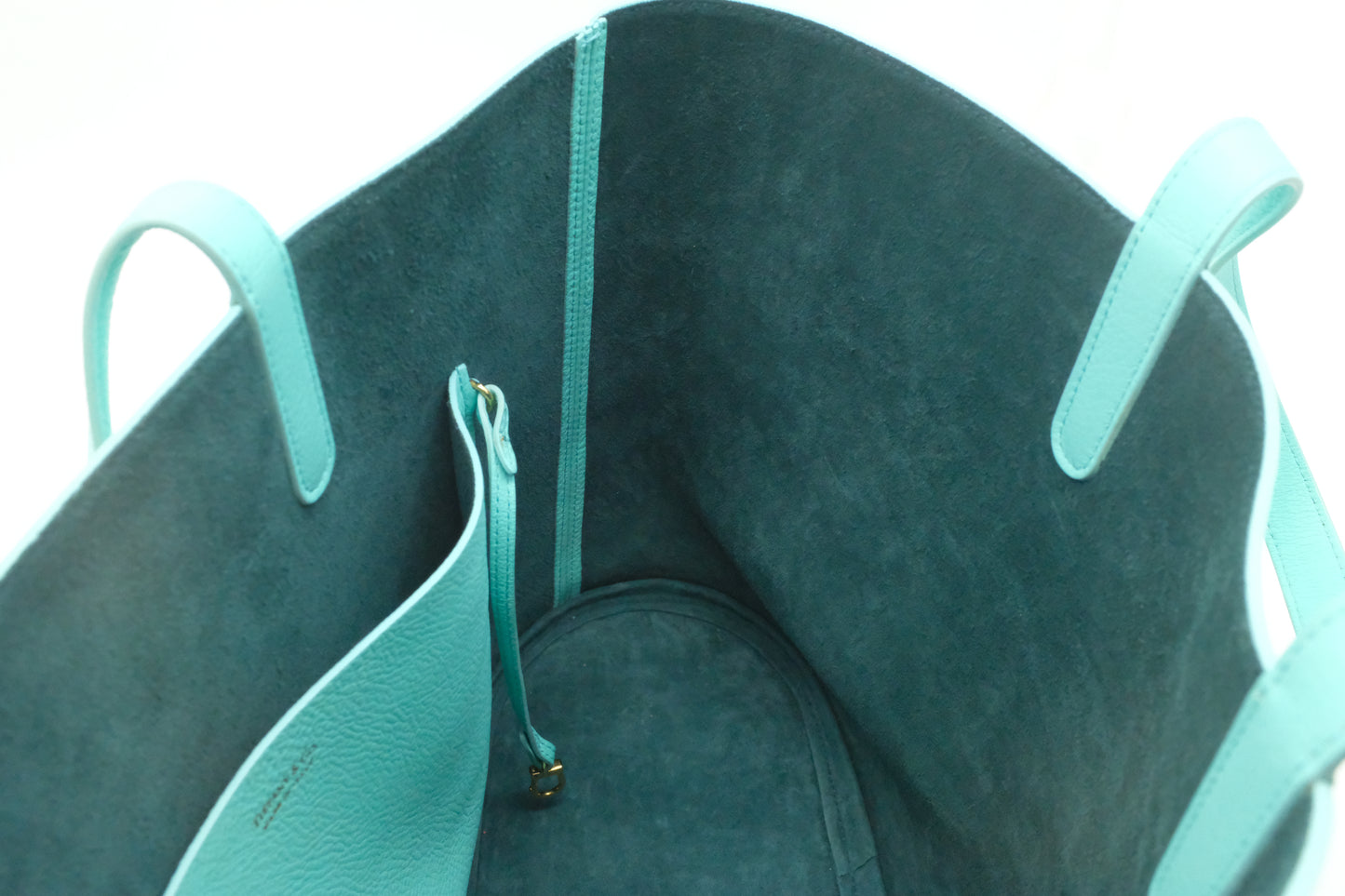 Tiffany & Co. Tote in Tiffany Blue Leather