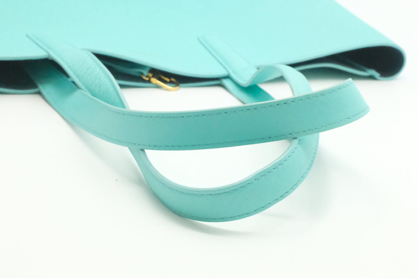 Tiffany & Co. Tote in Tiffany Blue Leather