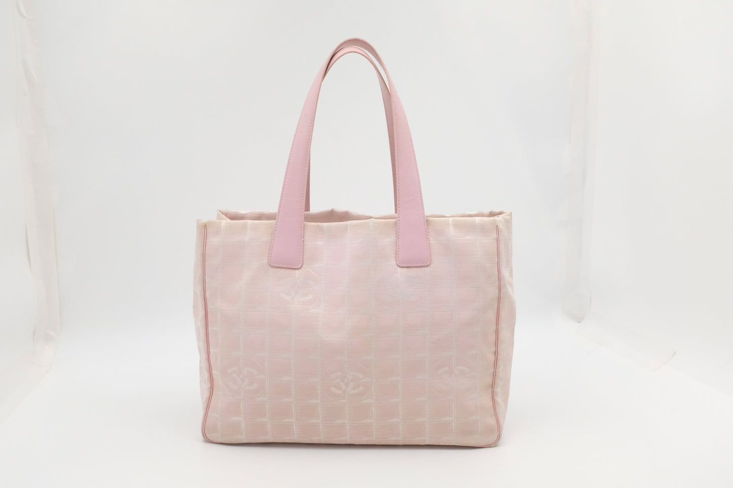 Chanel New Travel Line Tote in Pink Canvas