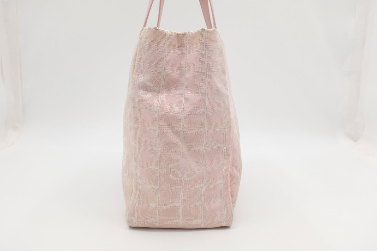 Chanel New Travel Line Tote in Pink Canvas