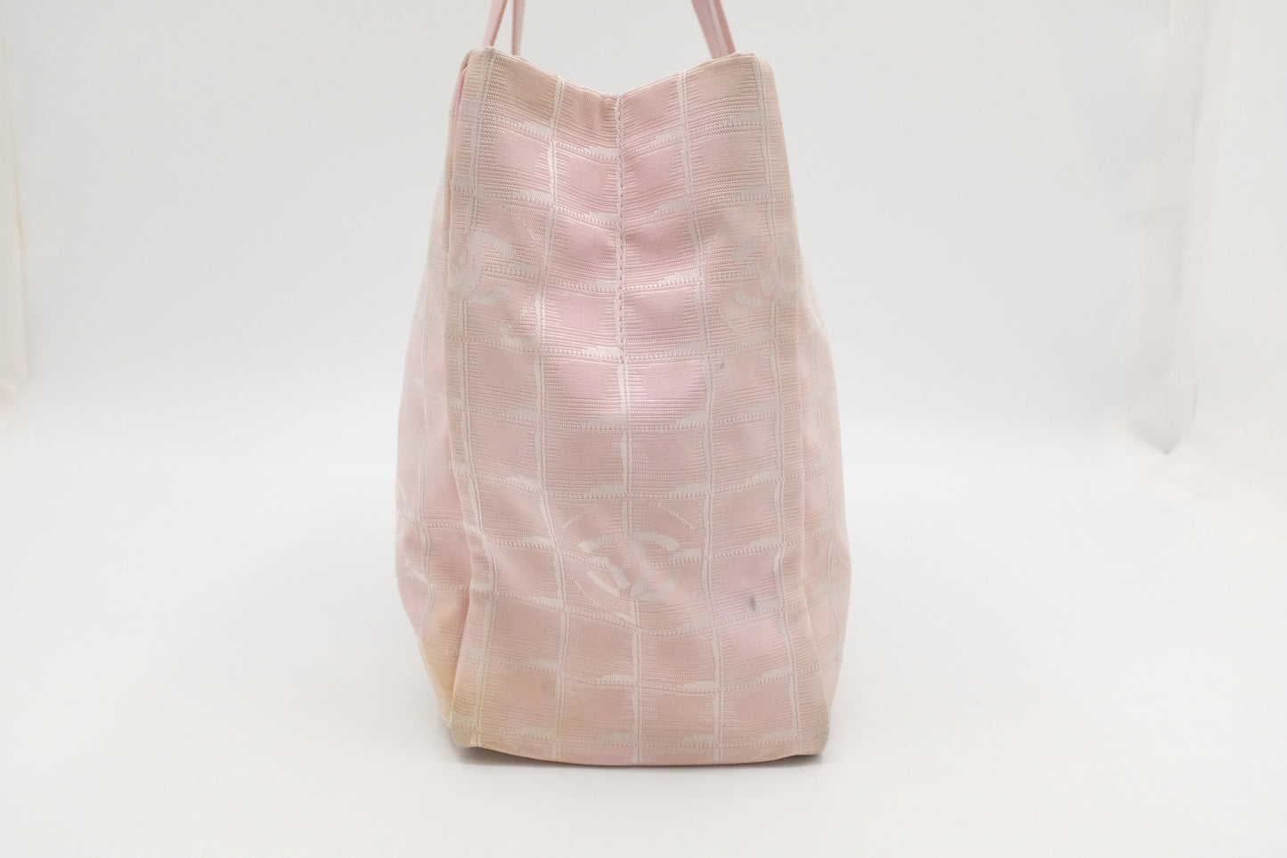 Chanel New Travel Line Tote in Pink Canvas