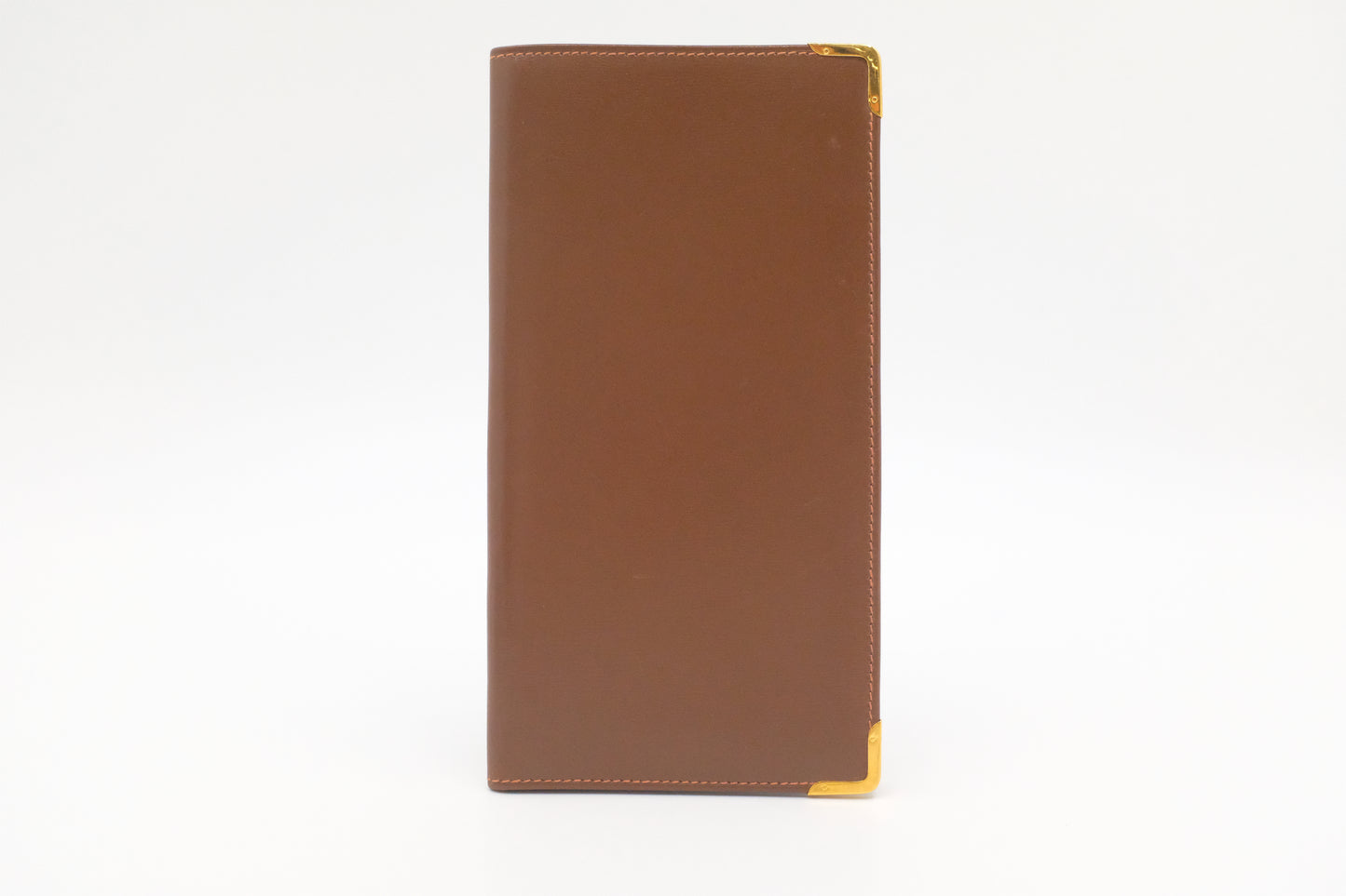 Gucci Bifold Long Wallet in Brown Leather