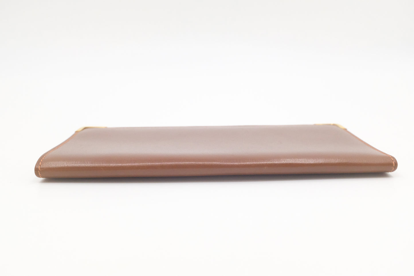 Gucci Bifold Long Wallet in Brown Leather