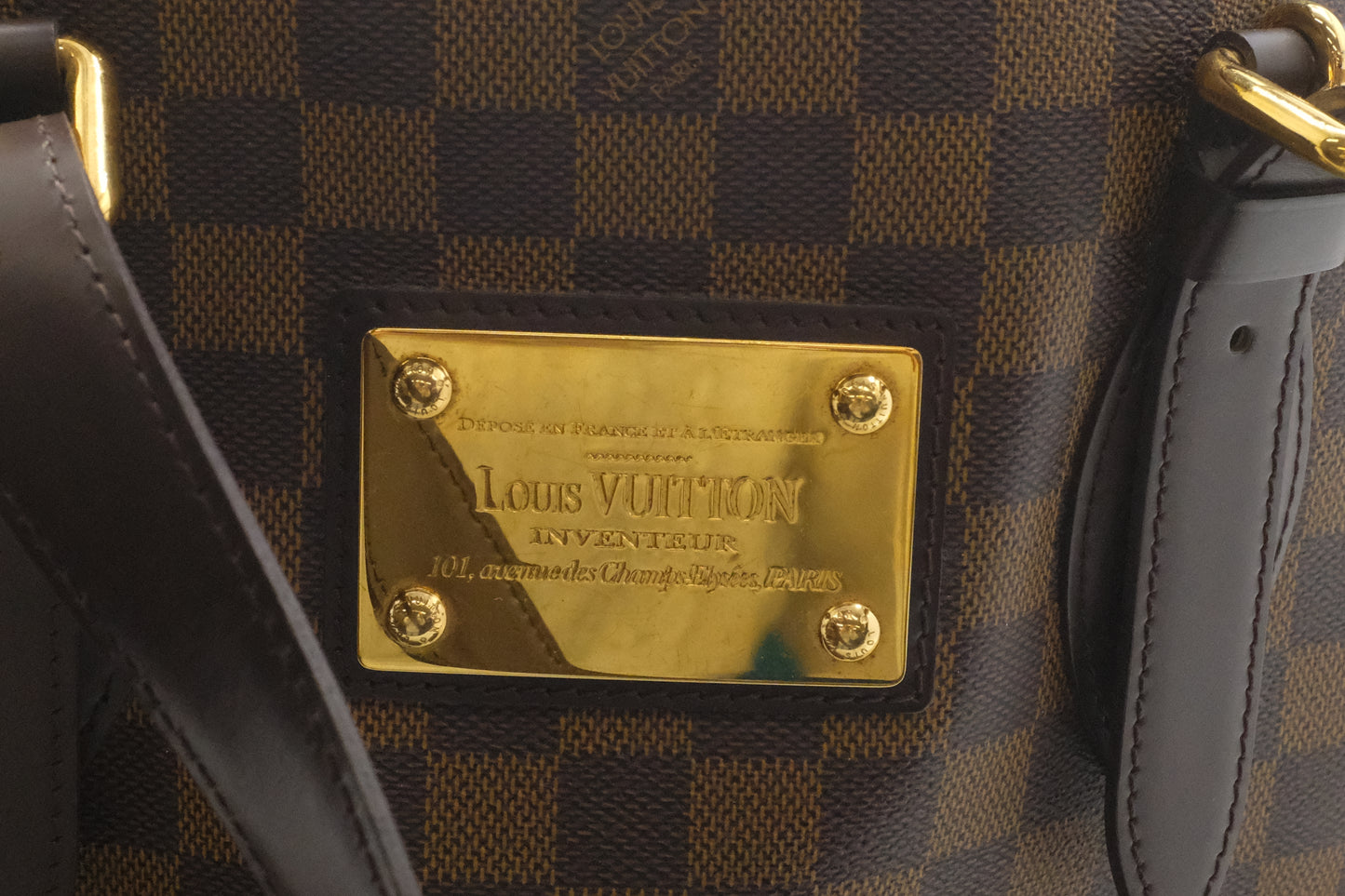 Louis Vuitton Hampstead GM in Damier Ebene Canvas