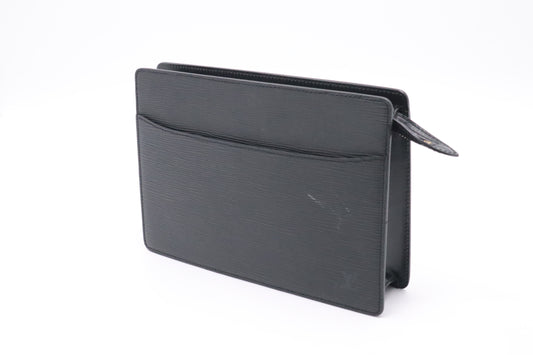 Louis Vuitton Pochette Homme  in Black Epi Leather