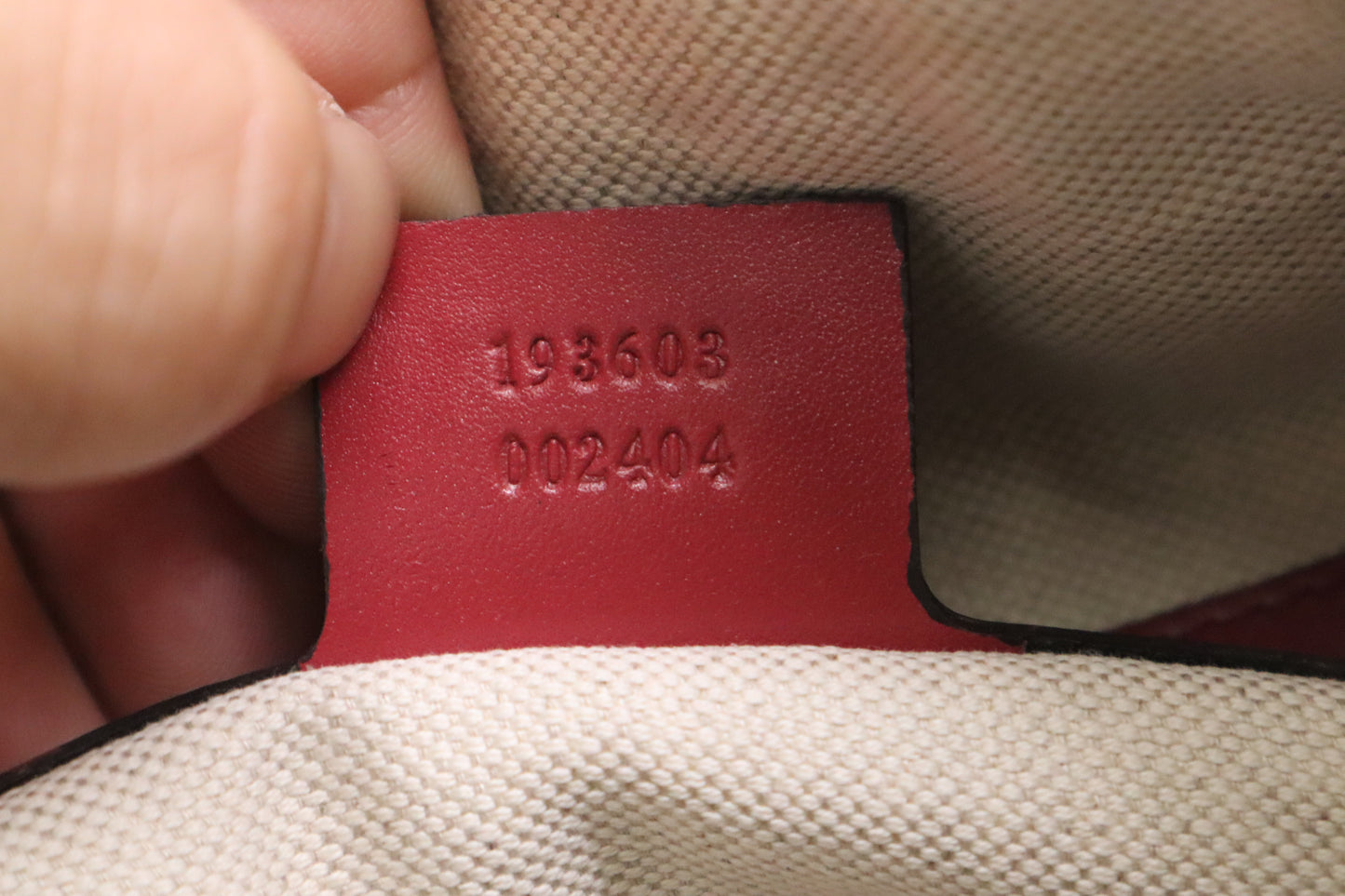 Gucci Boston Bag in Red Guccissima Coated Canvas