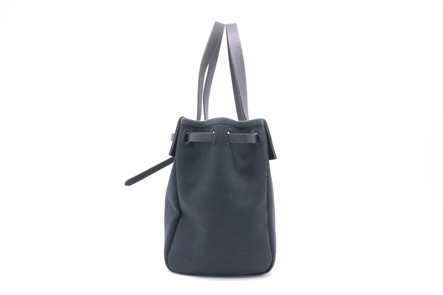 Hermes Herbag Cabas 50 in Black Canvas