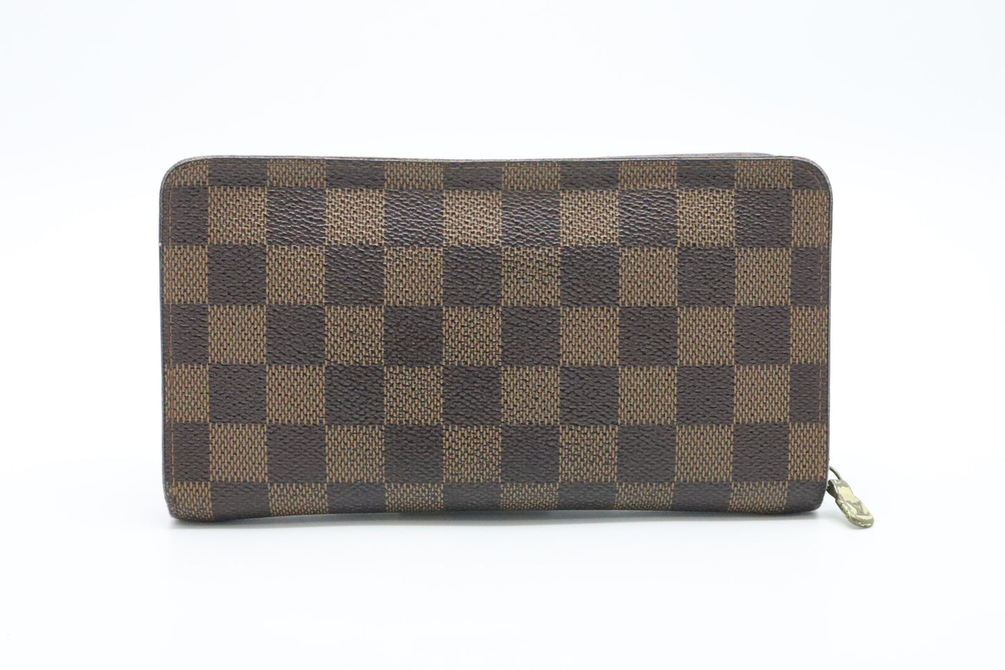 Louis Vuitton Monet Zip Wallet in Damier Ebene Canvas