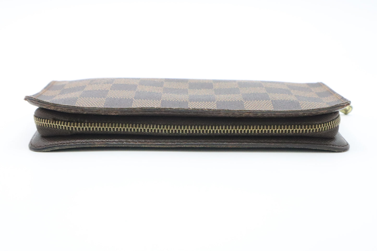 Louis Vuitton Monet Zip Wallet in Damier Ebene Canvas