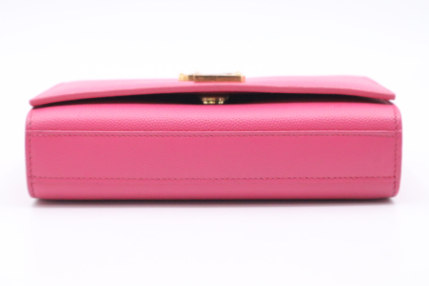 YSL Saint Laurent Kate Chain Crossbody Bag in Pink Leather