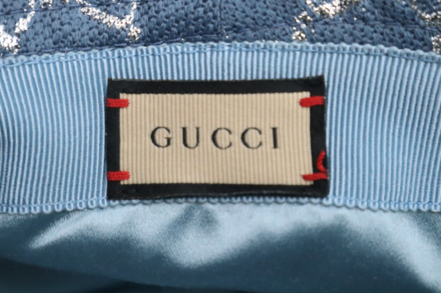 Gucci Bucket Hat in Blue GG Canvas