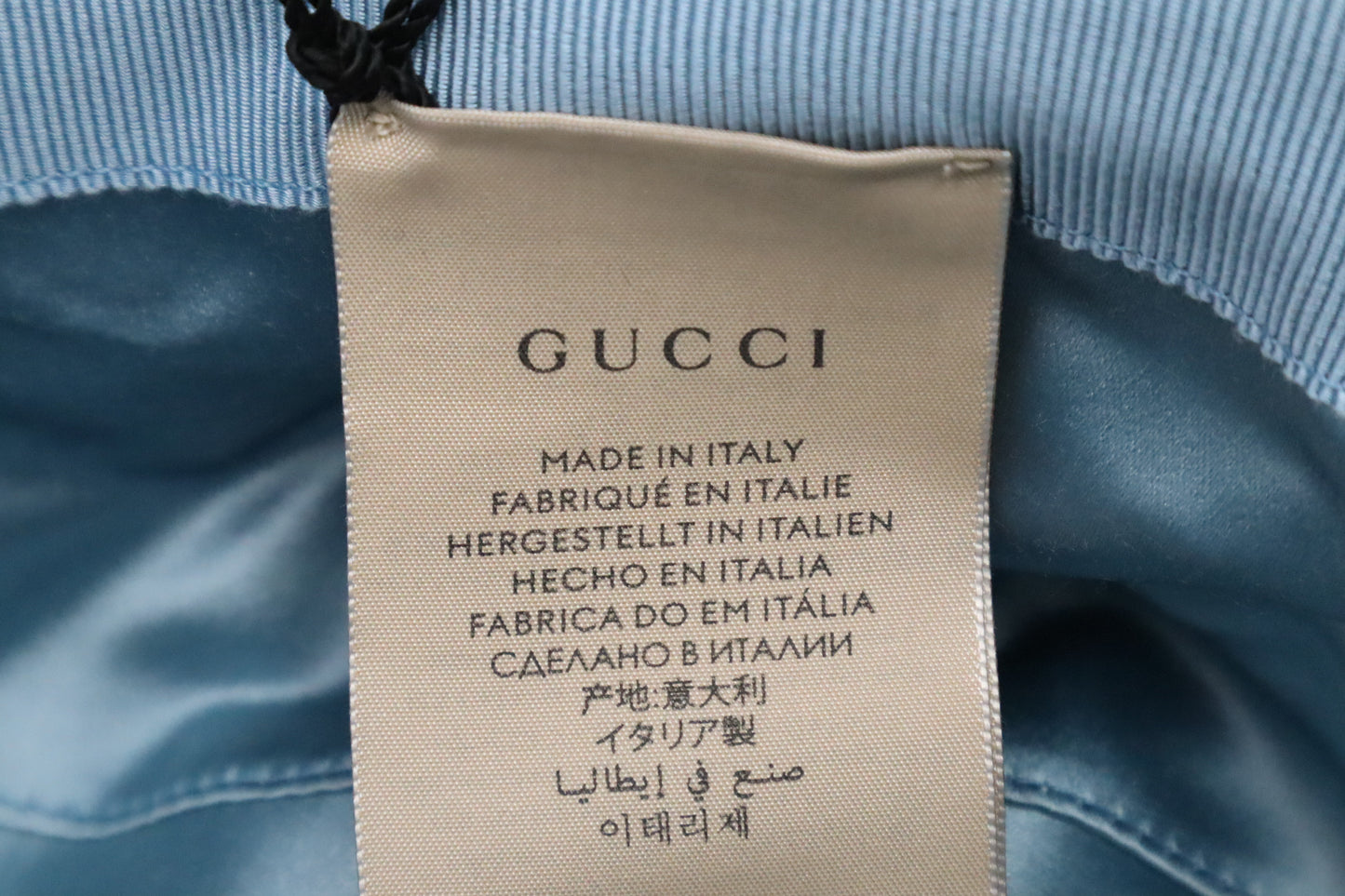 Gucci Bucket Hat in Blue GG Canvas