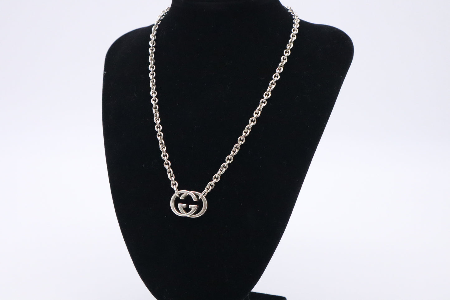 Gucci "GG" Necklace in Sterling Silver