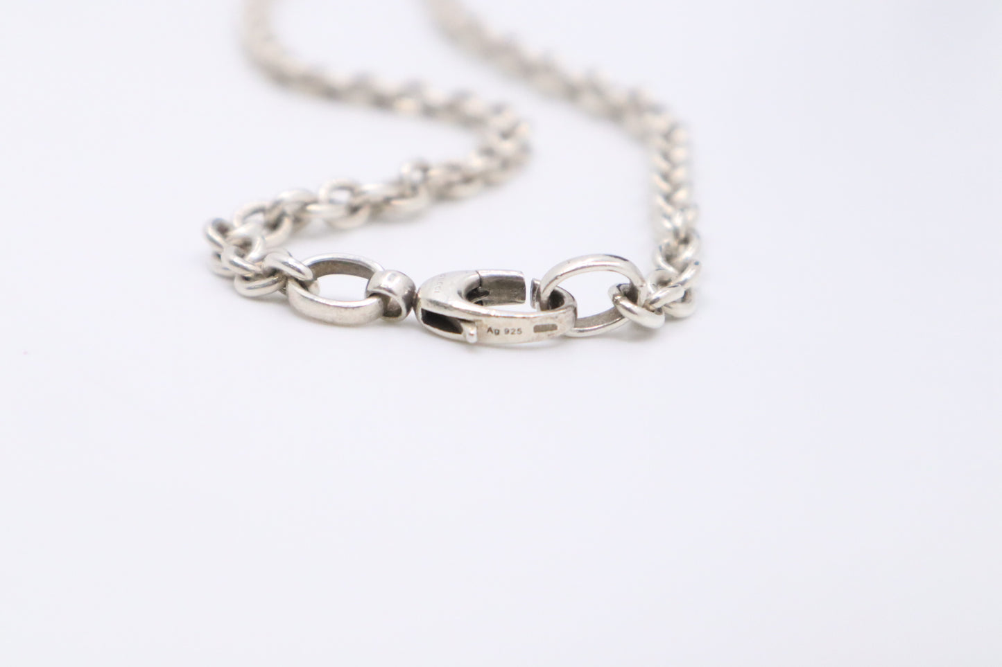 Gucci "GG" Necklace in Sterling Silver