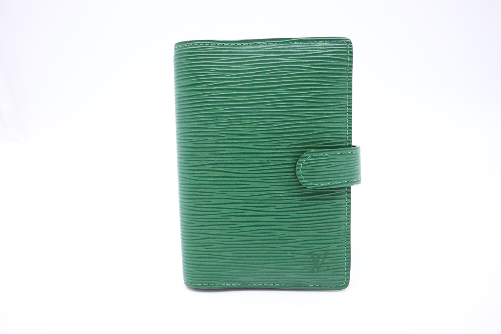 Louis Vuitton Agenda Pm In Green Epi Leather Weekly Lux Drop 5038