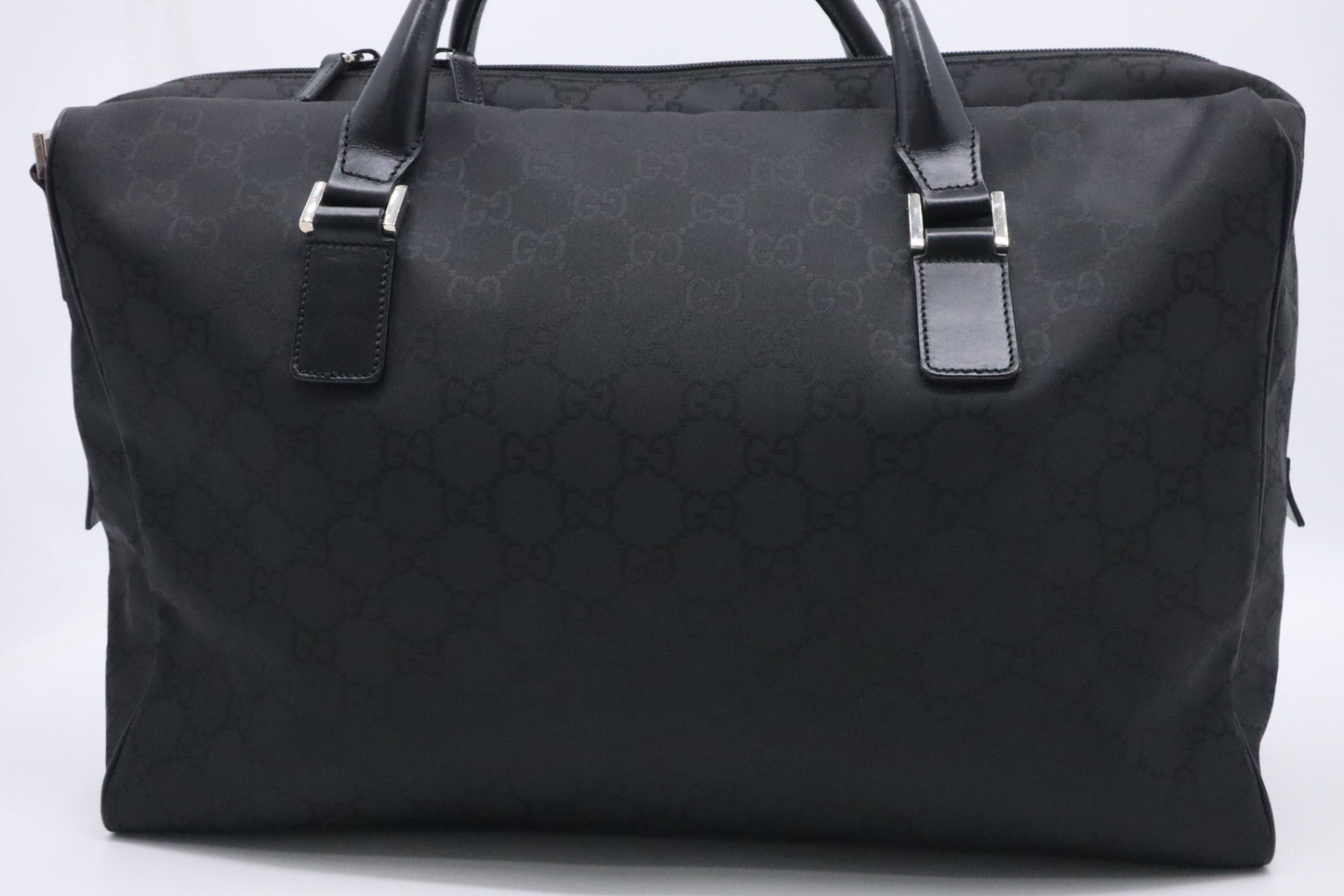 Gucci Duffle Bag in Black GG Canvas