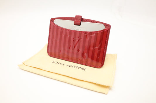 Louis Vuitton Compact Mirror 'Articles De Voyage' in Rayures Vernis