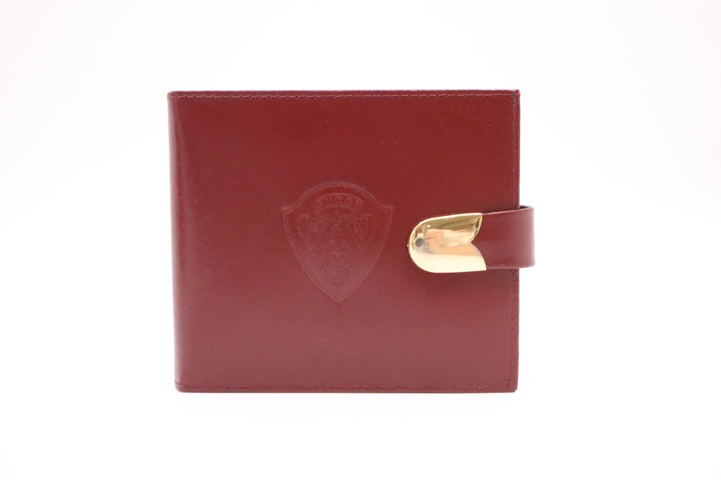 Gucci Compact Wallet in Red Leather