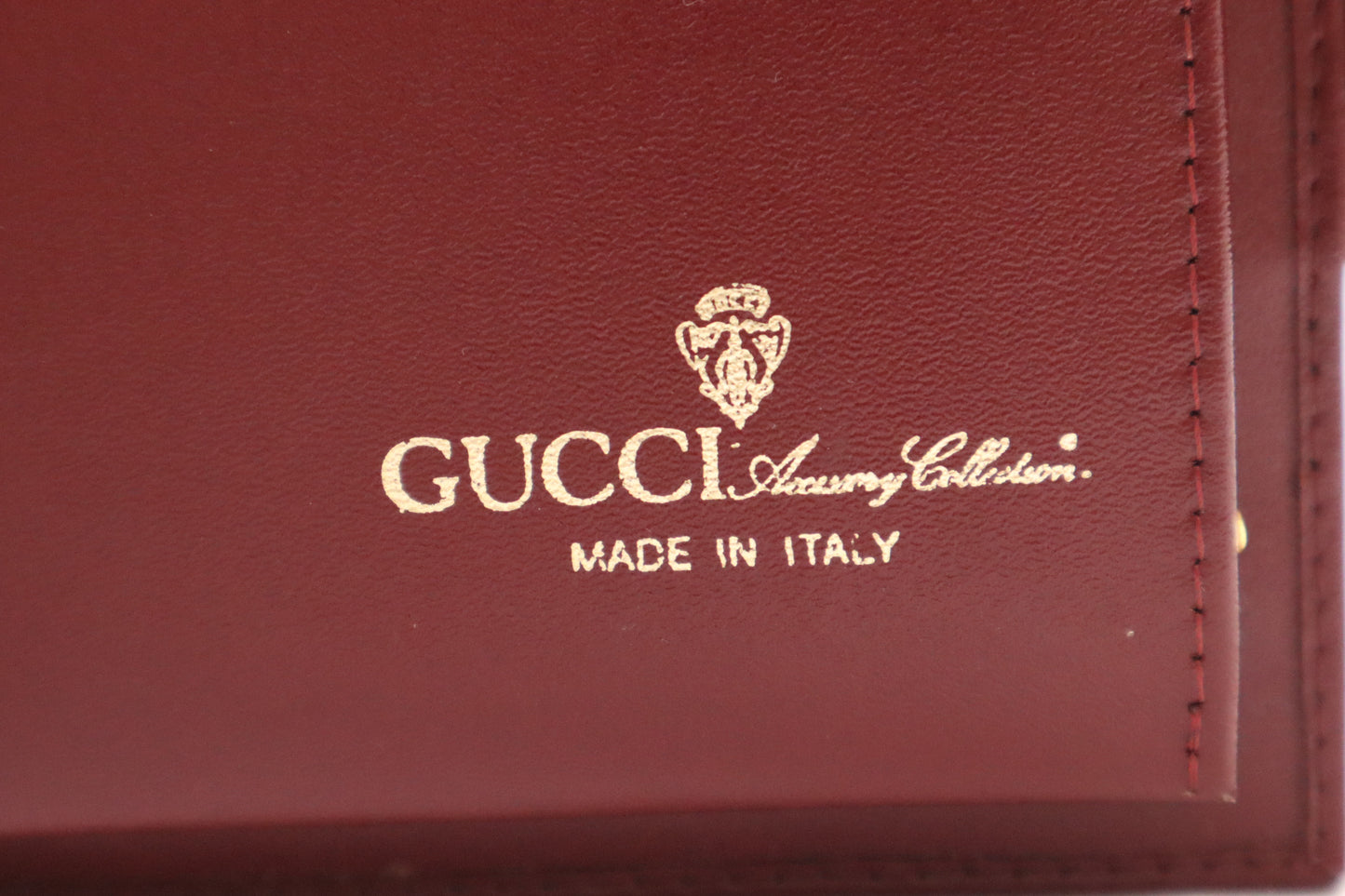 Gucci Compact Wallet in Red Leather