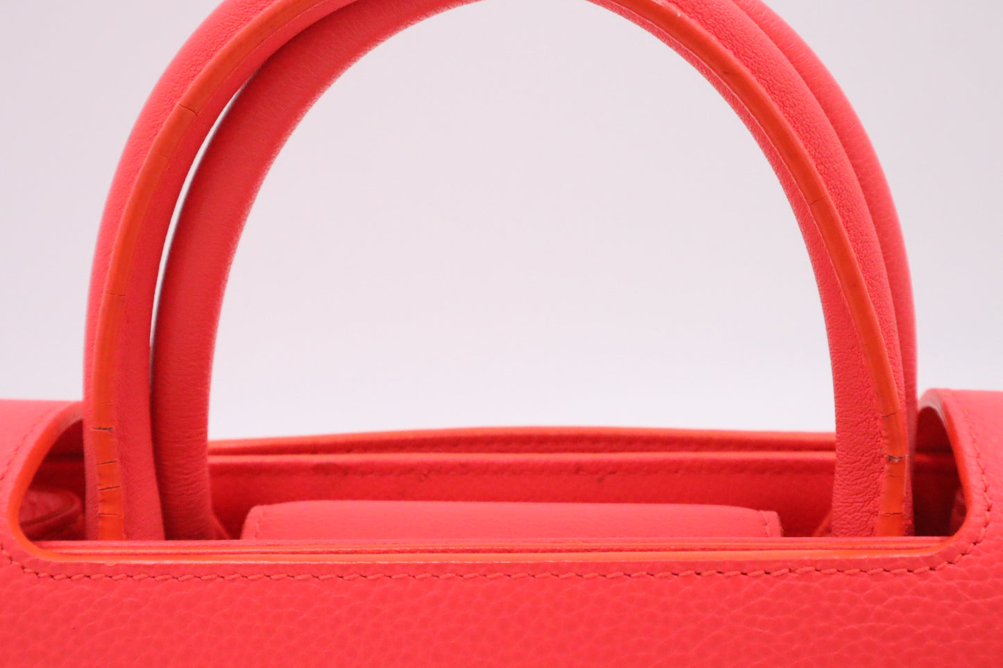 Dior Mini Diorever 2way Bag in Neon Pink Leather