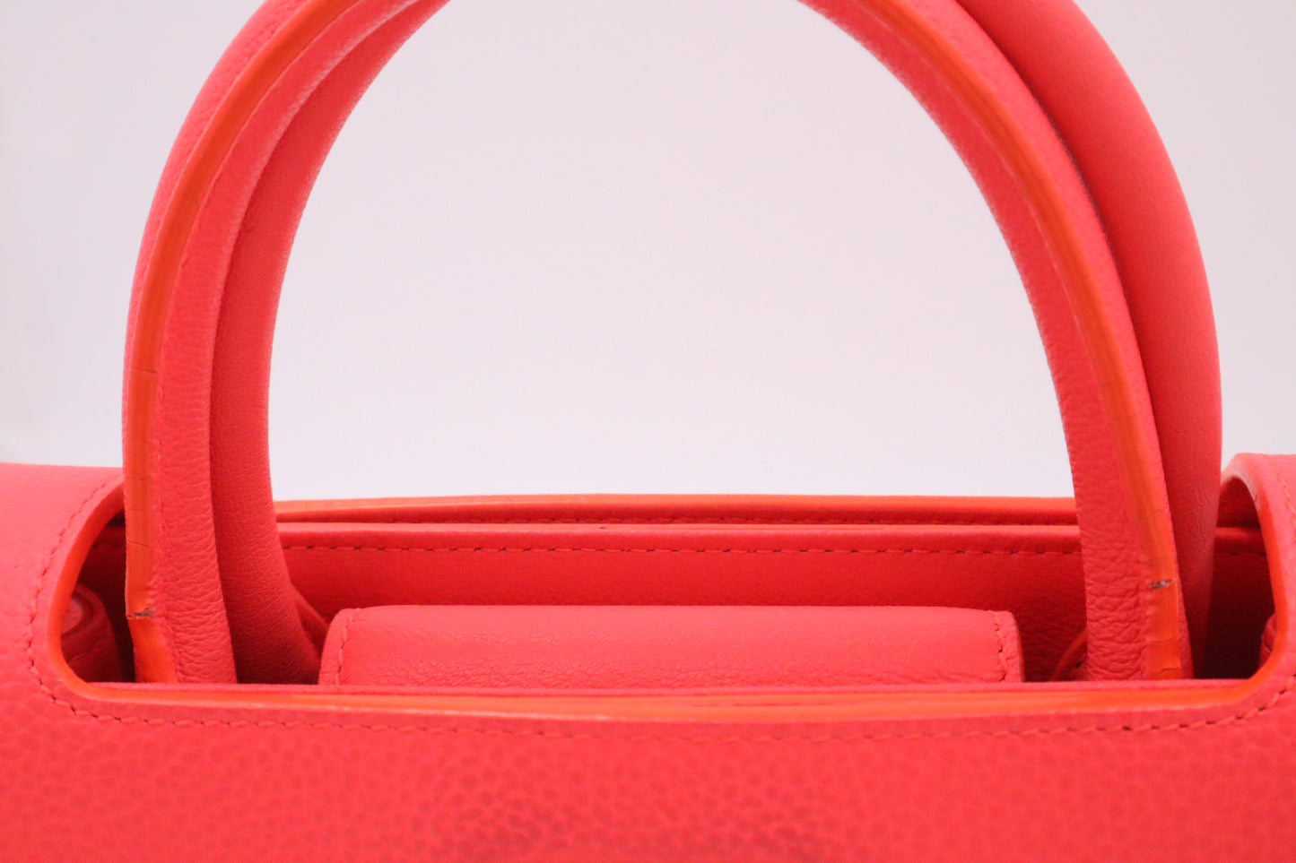 Dior Mini Diorever 2way Bag in Neon Pink Leather