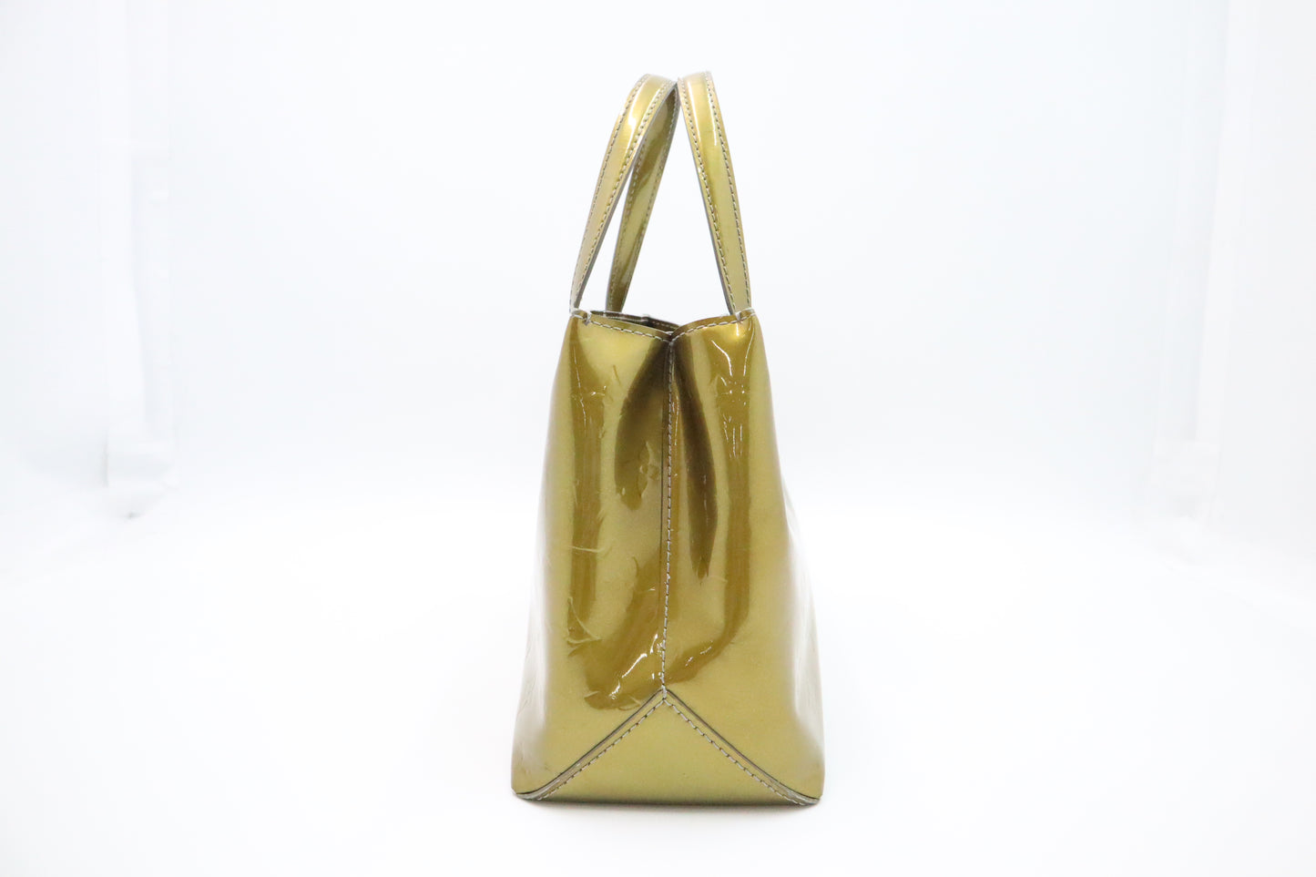 Louis Vuitton Wilshire PM in Olive Vernis Leather