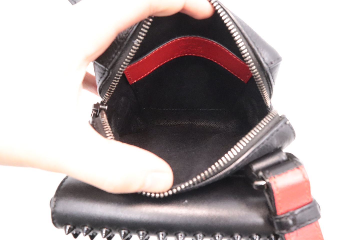 Louboutin Benech Crossbody in Black Leather