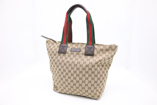 Gucci Sherry Line Tote in GG Canvas