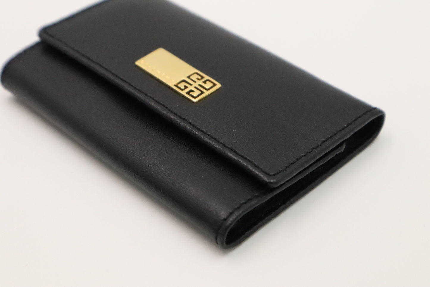 Givenchy 6 Key Case in Black Leather