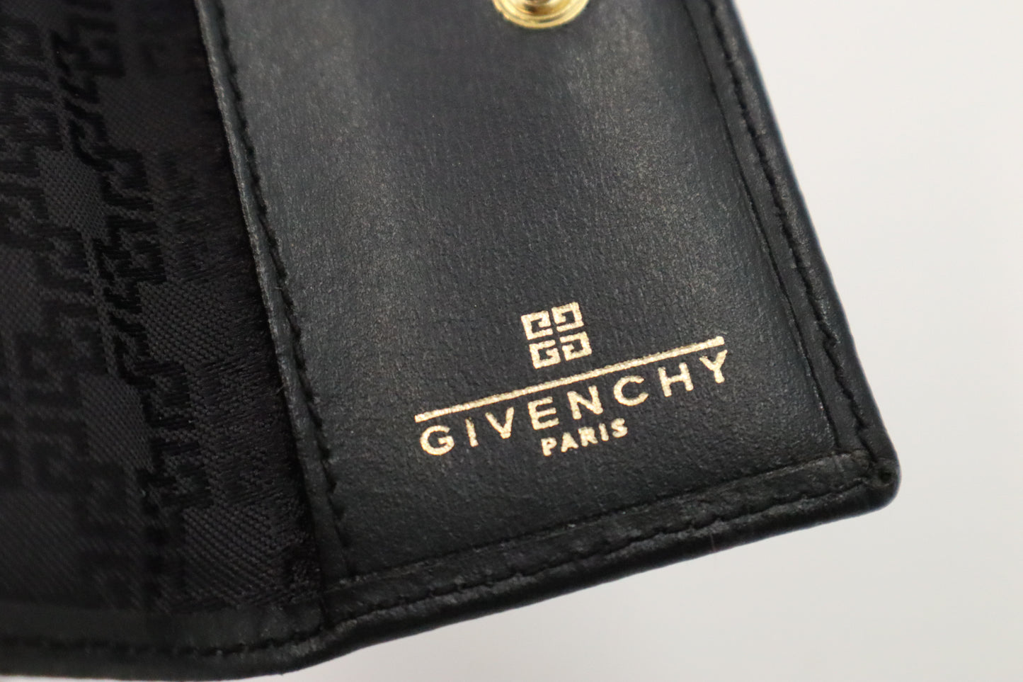 Givenchy 6 Key Case in Black Leather