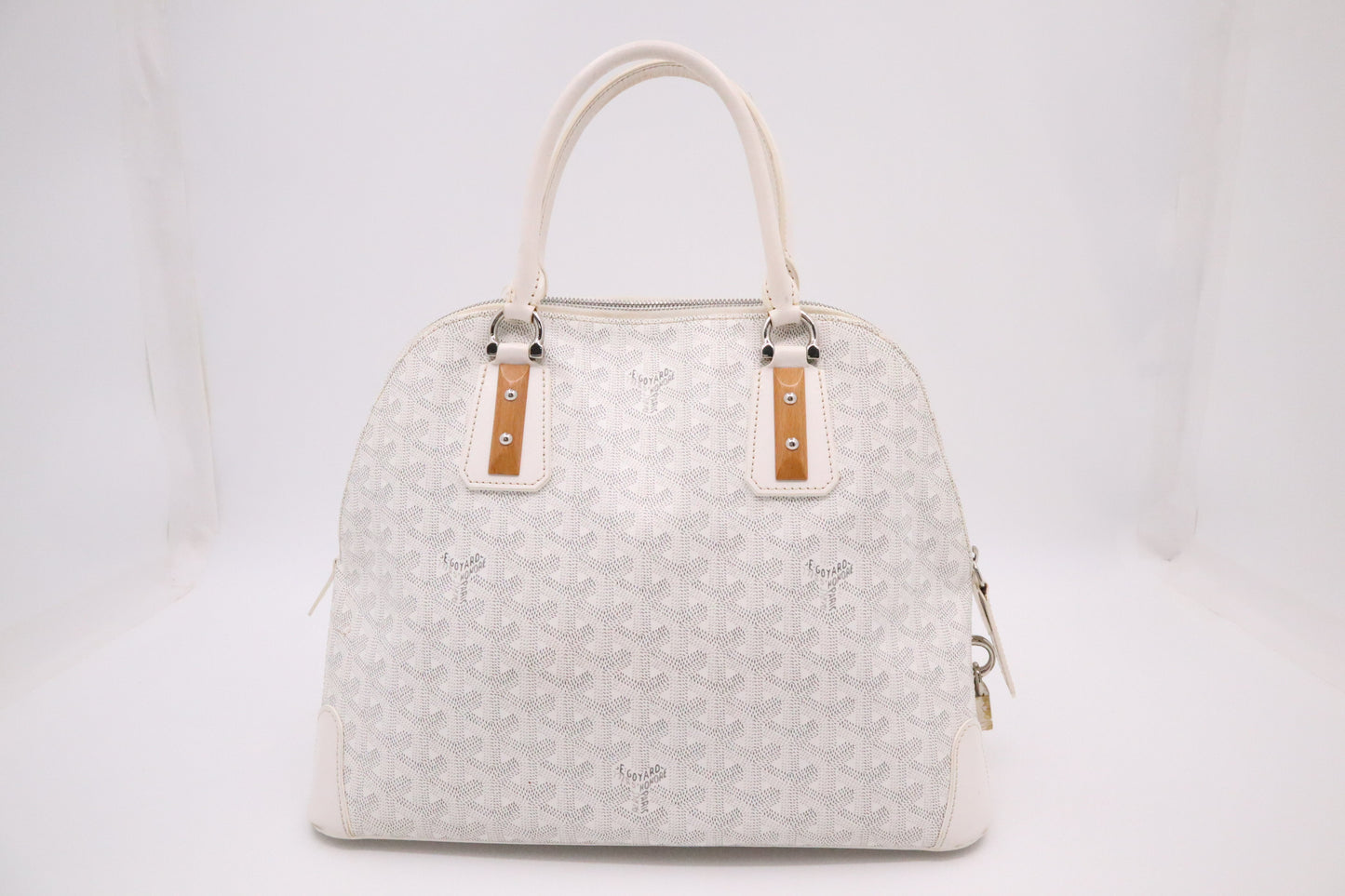 Goyard Vendome in White Goyardine Canvas