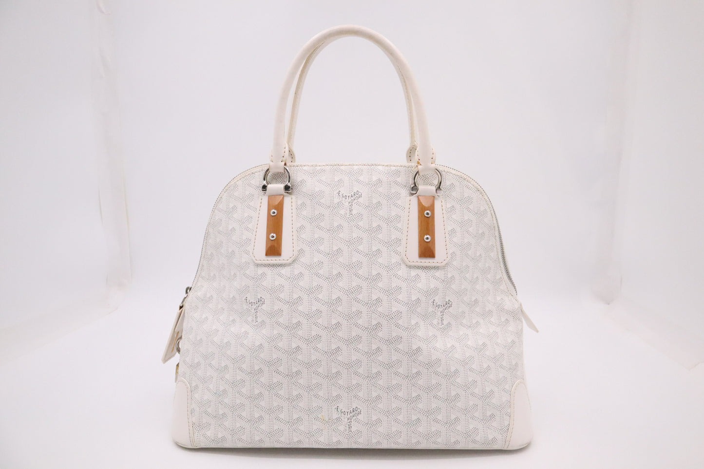 Goyard Vendome in White Goyardine Canvas