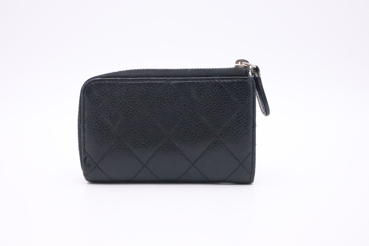 Chanel Card Case in Black Caviar Leather