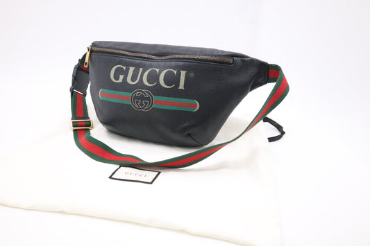 Gucci Belt Bag in Black Leather