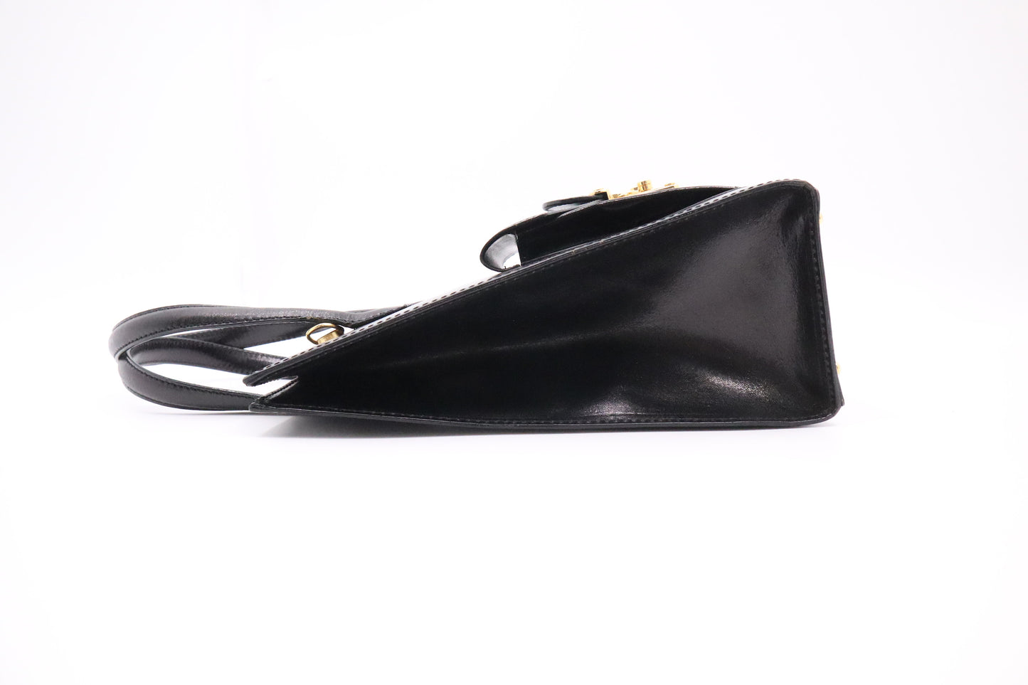 Fendi 2-Way Handbag in Black Leather