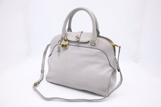 Burberry Two-way Handbag in Gray Leather