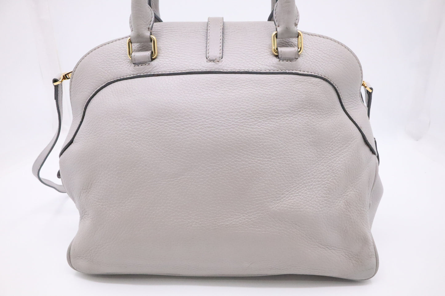 Burberry Two-way Handbag in Gray Leather