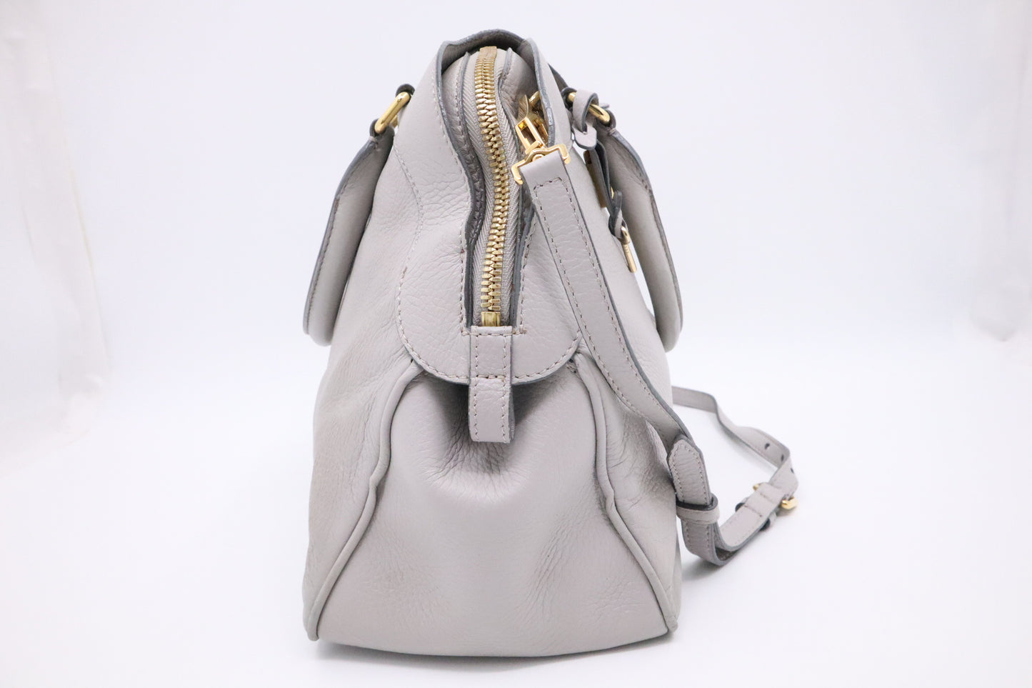 Burberry Two-way Handbag in Gray Leather