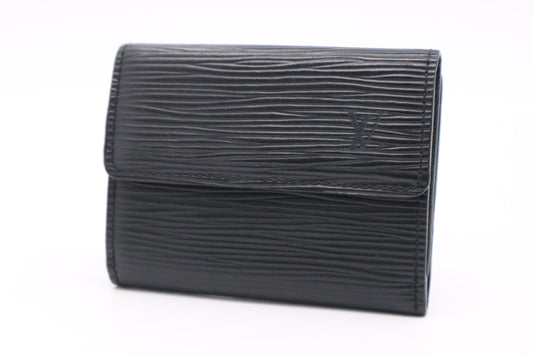 Louis Vuitton Ludlow Compact Wallet in Black Epi Leather